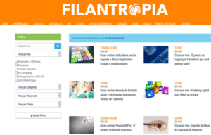 Semana movimentada na Rede Filantropia tem cursos on-line todos os dias