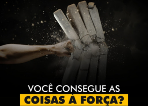 INSPIRAÇÕES DO ZEPPA: Você consegue as coisas à força?