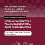 Webinário debate avanço da litigância climática